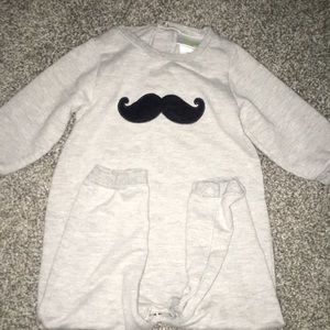18 Month Mustache Onesie